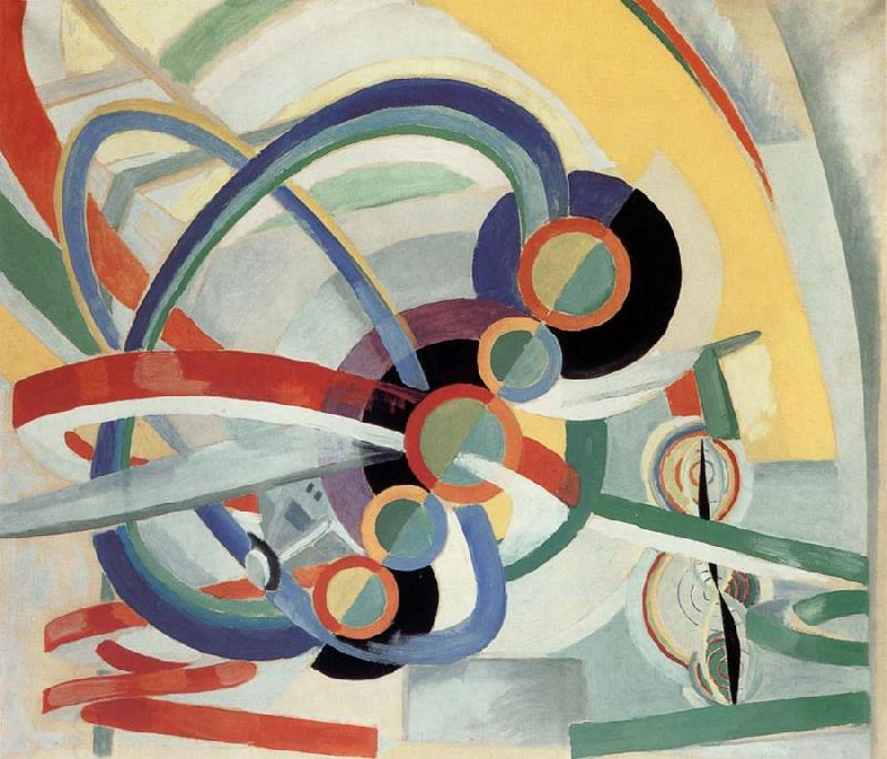 Delaunay, Robert Propeller and melodic oil painting picture